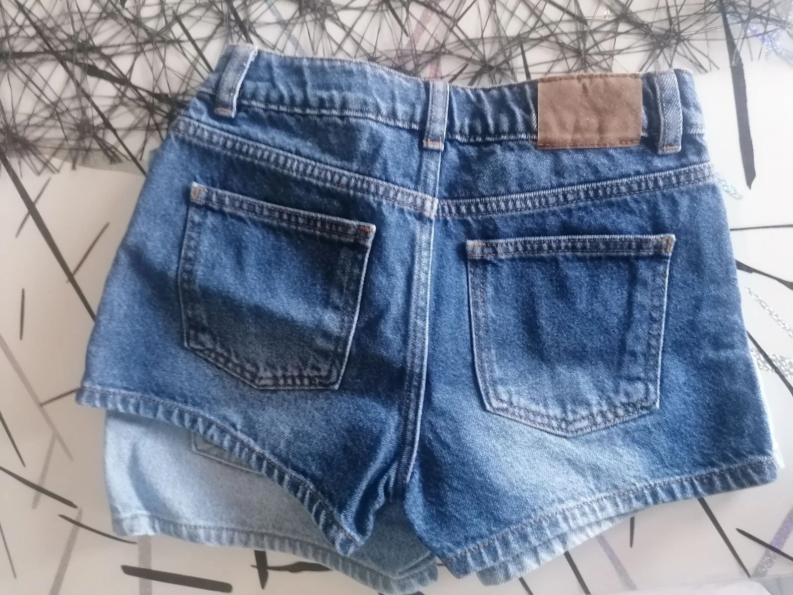 Lot of 2 denim shorts Size 10 years girl 👧🏻 – photo 6